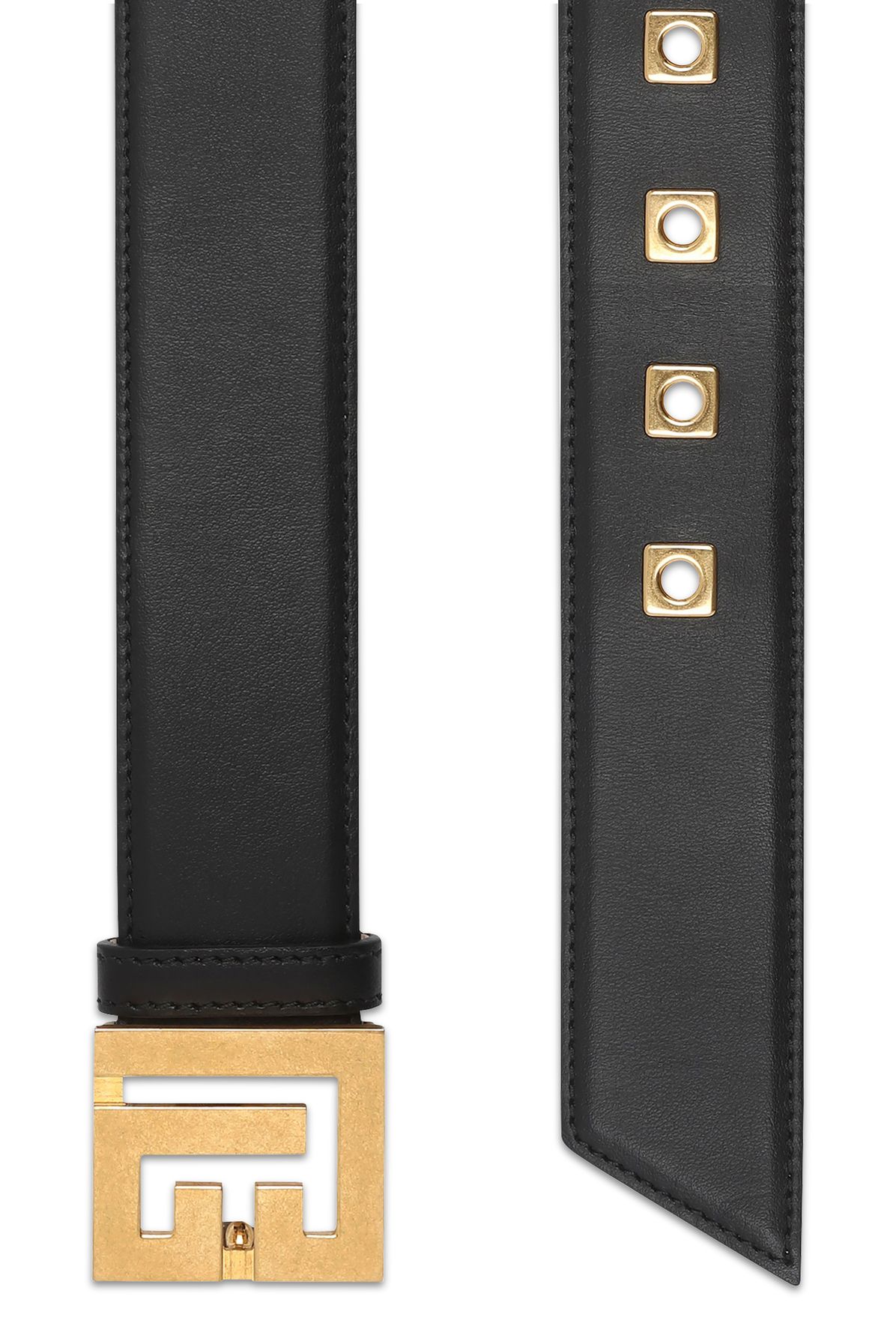 Balmain P-Belt leather belt