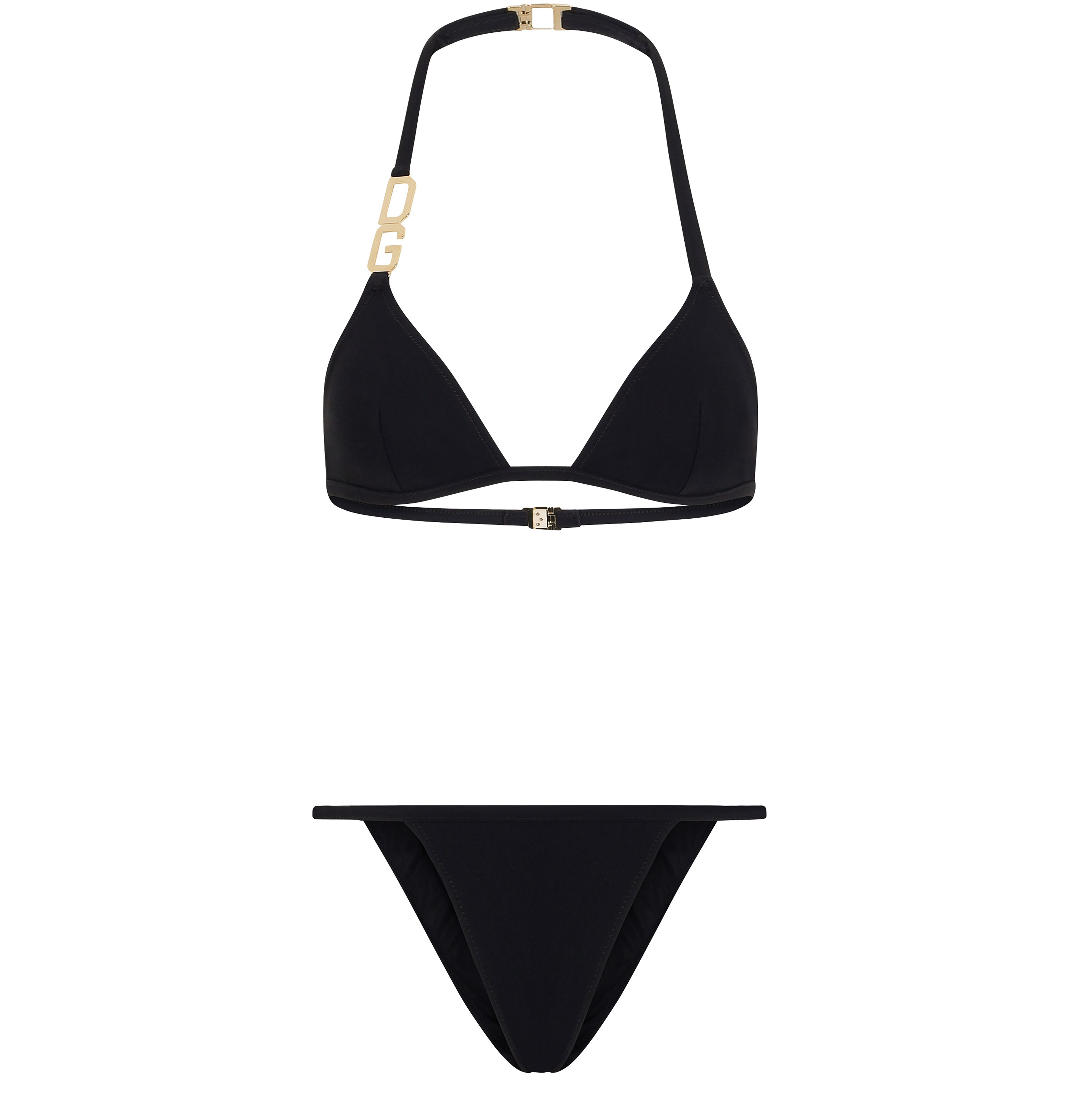 Dolce & Gabbana Triangle bikini with DG logo