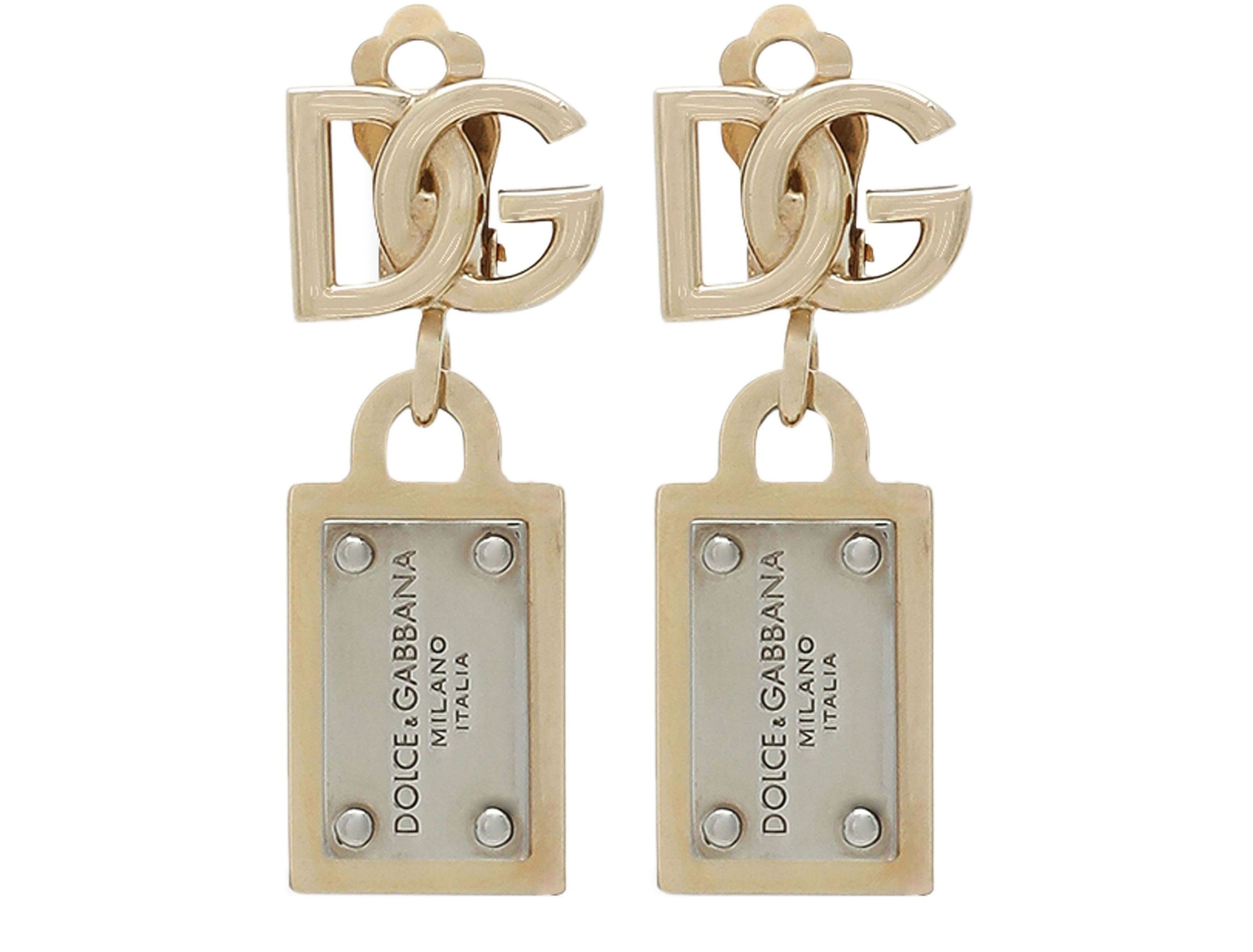 Dolce & Gabbana Earrings with DG logo and tag