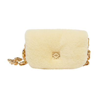 Loewe Goya mini bag in shearling