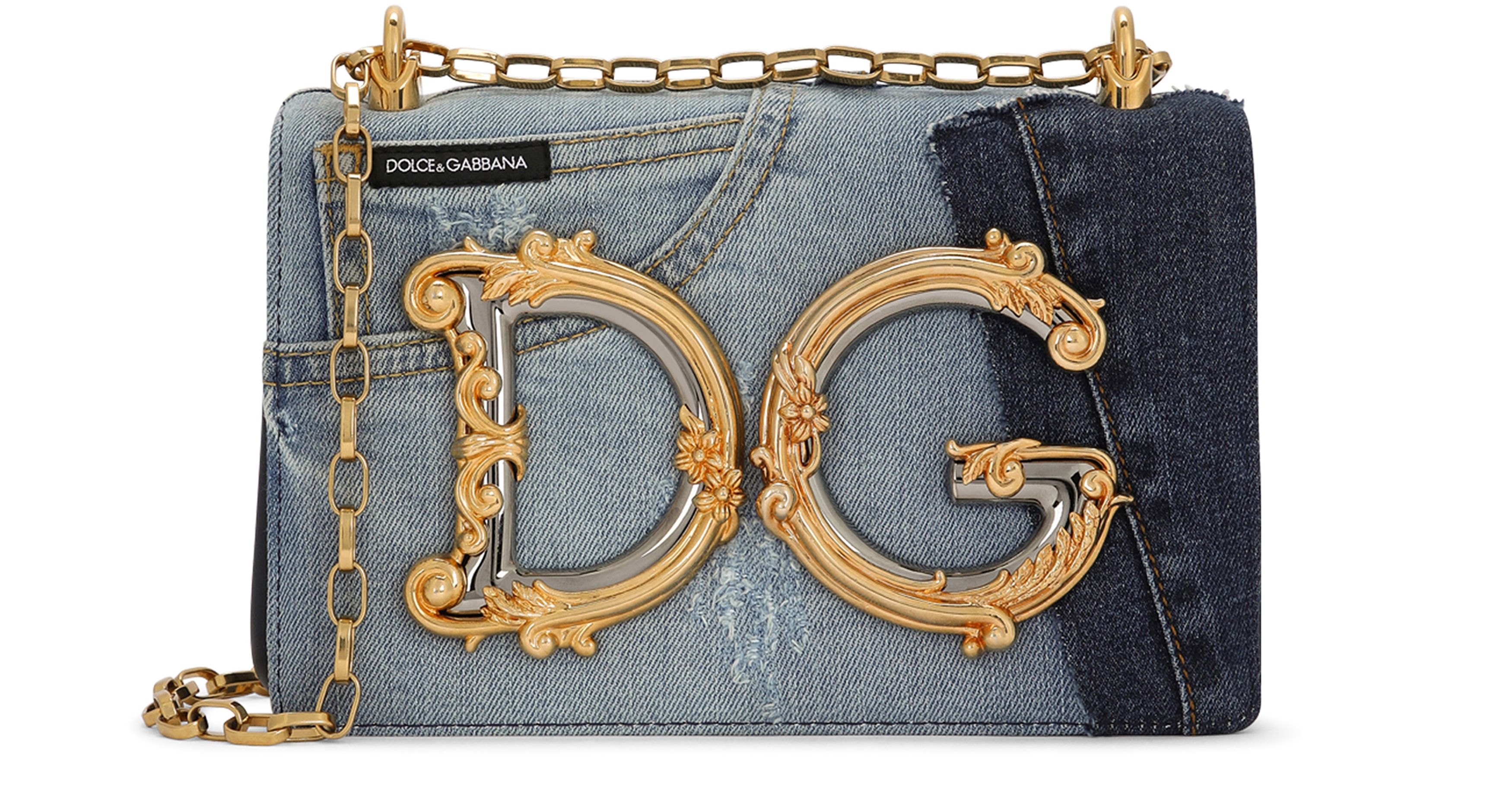 Dolce & Gabbana DG Girls bag in patchwork denim