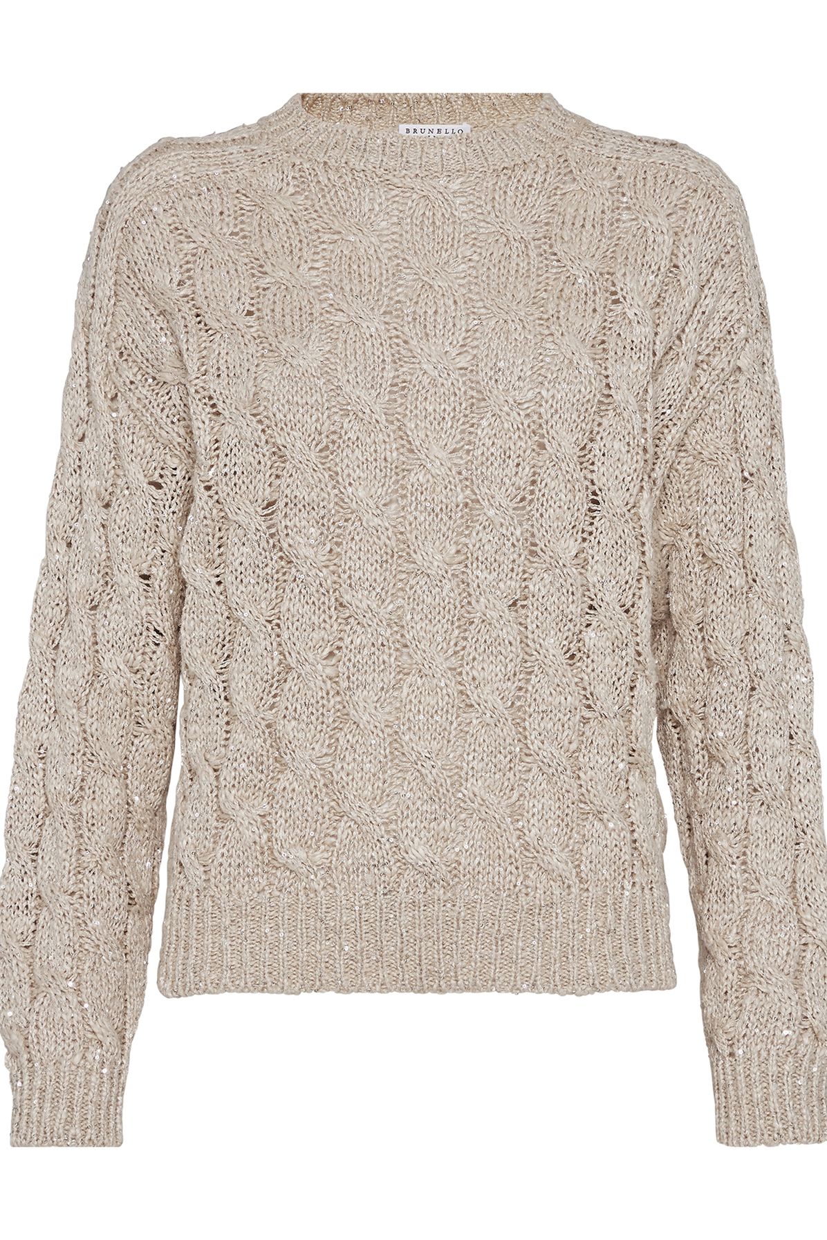 Brunello Cucinelli Cable rib sweater