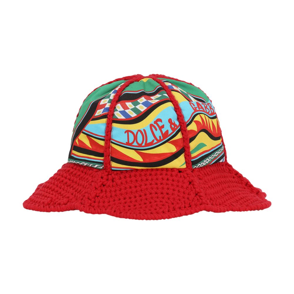 Dolce & Gabbana Multi-colored crochet hat