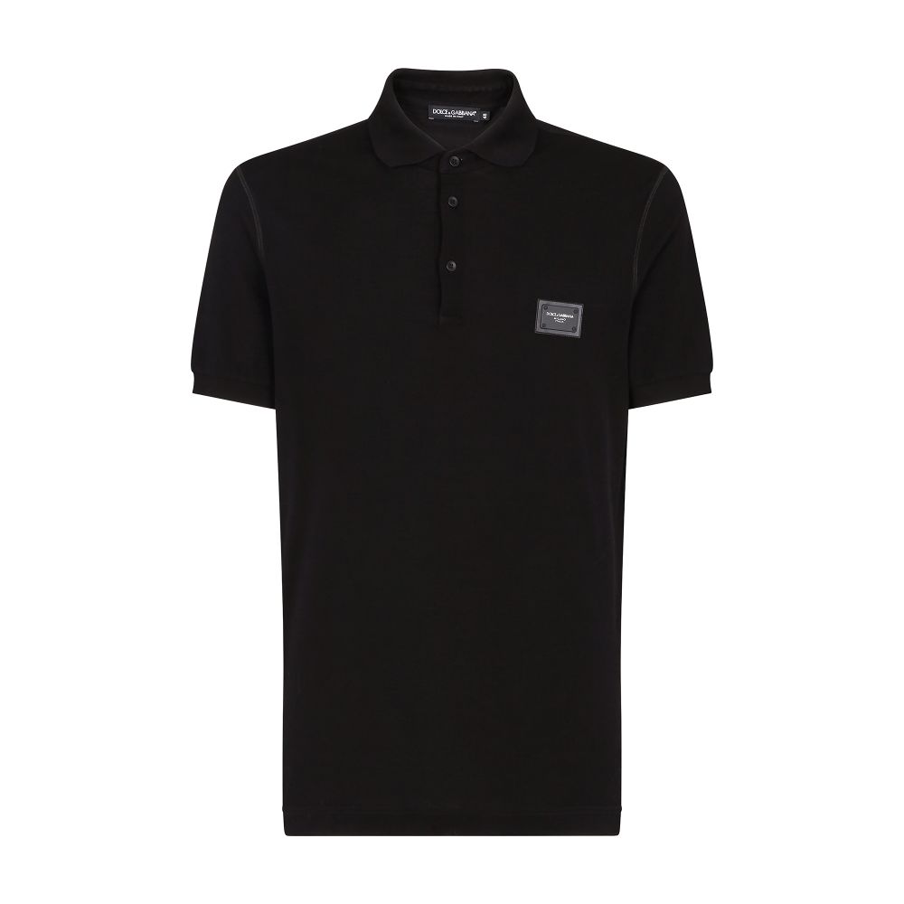 Dolce & Gabbana Cotton piqué polo-shirt