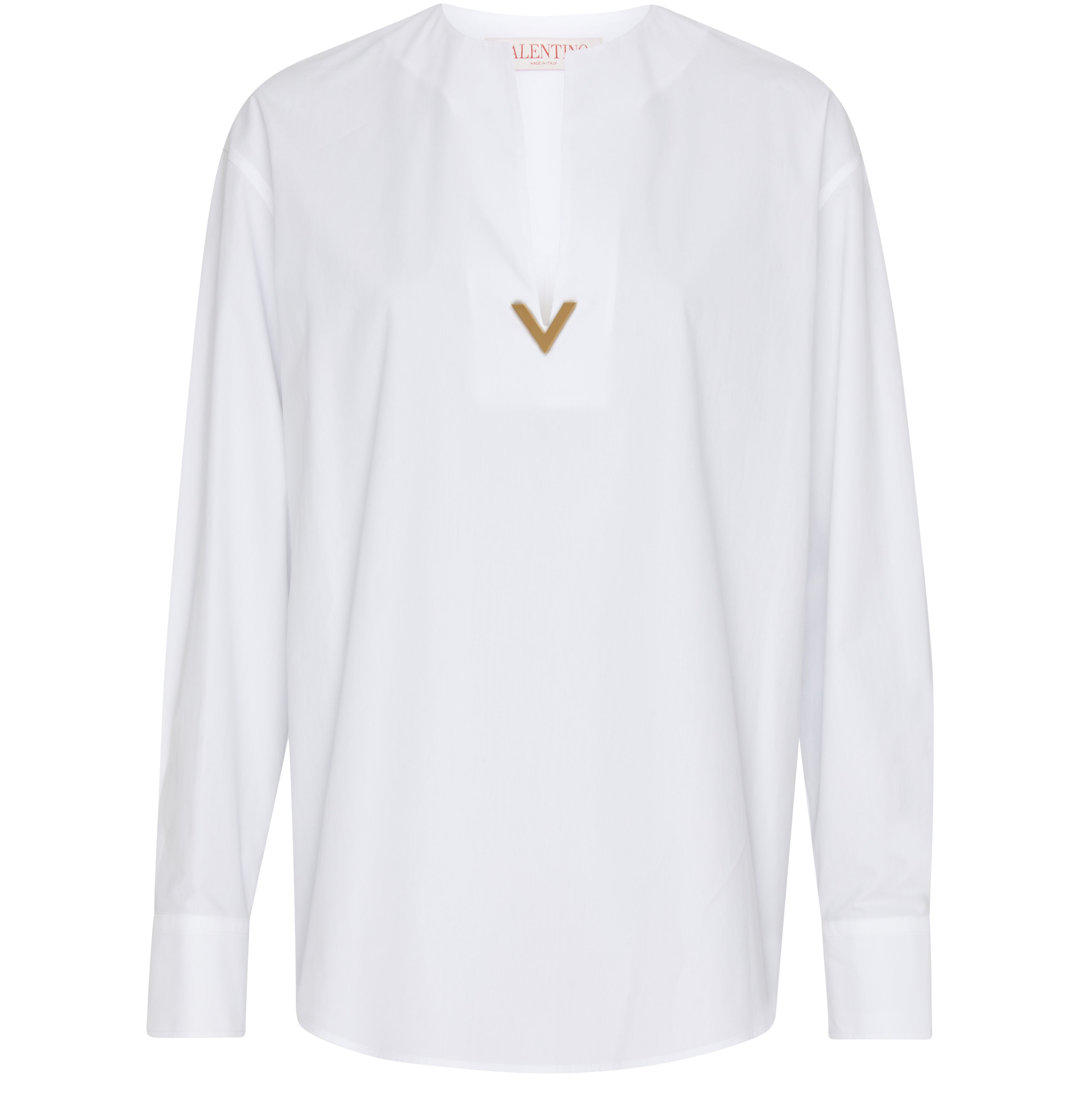 VALENTINO GARAVANI Cotton poplin top