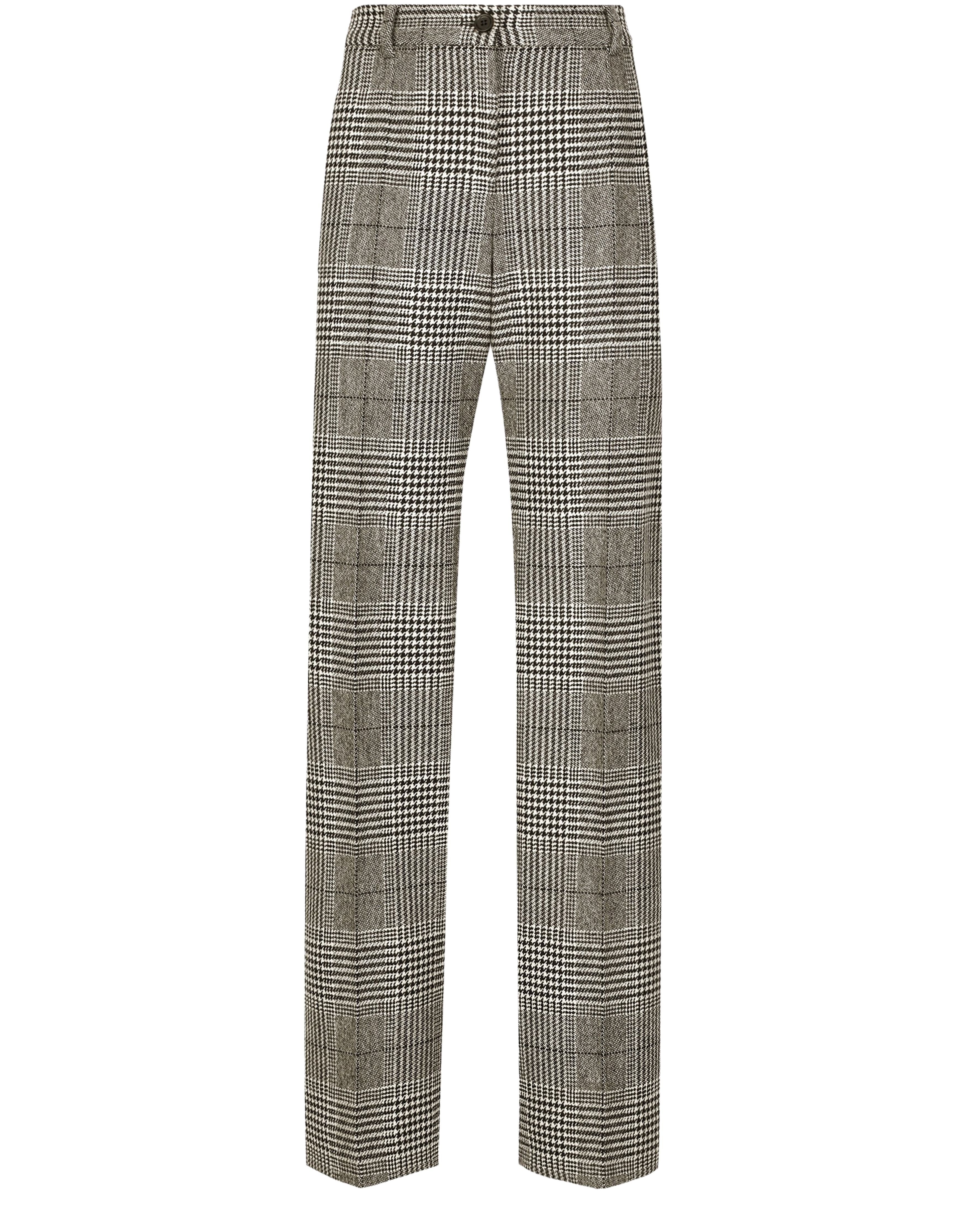 Dolce & Gabbana Flared glen plaid pants