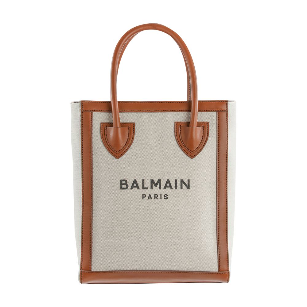 Balmain Canvas B-Army 26 with leather inserts