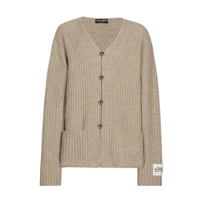 Dolce & Gabbana English Ribbed wool cardigan