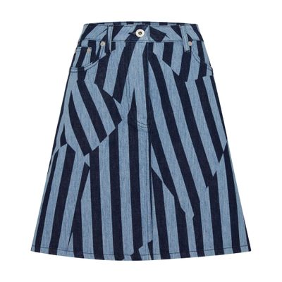 Kenzo Stripe short skirt