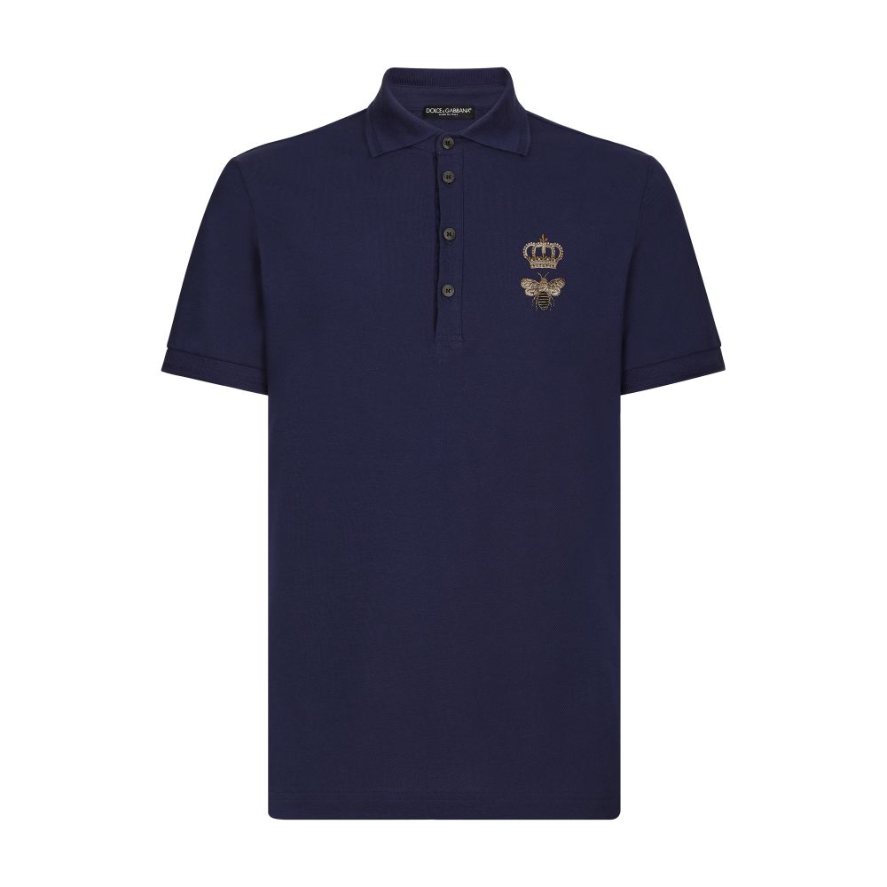 Dolce & Gabbana Cotton piqué polo-shirt