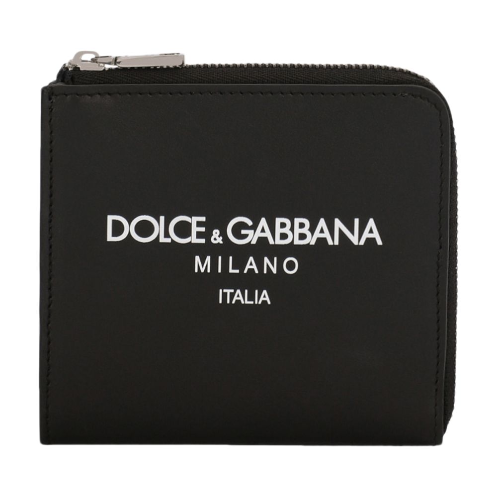 Dolce & Gabbana Calfskin card holder with logo