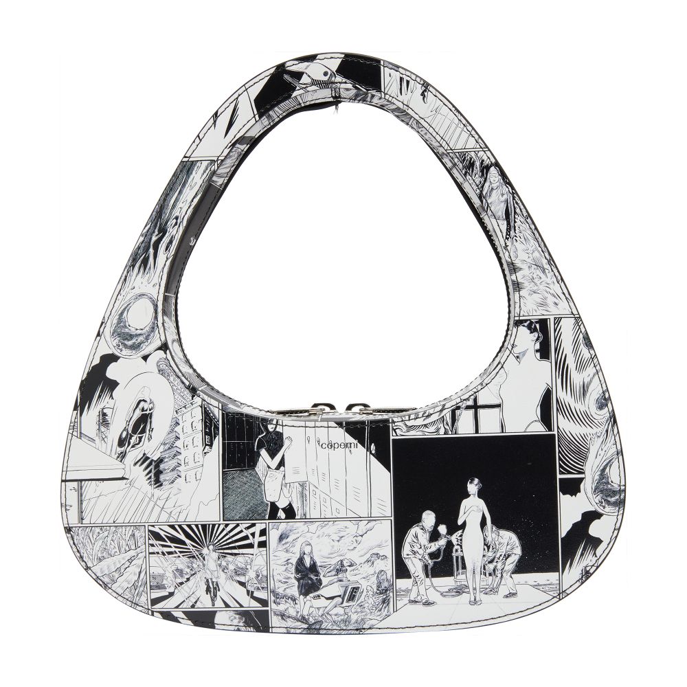 Coperni Swipe BD printed baguette bag