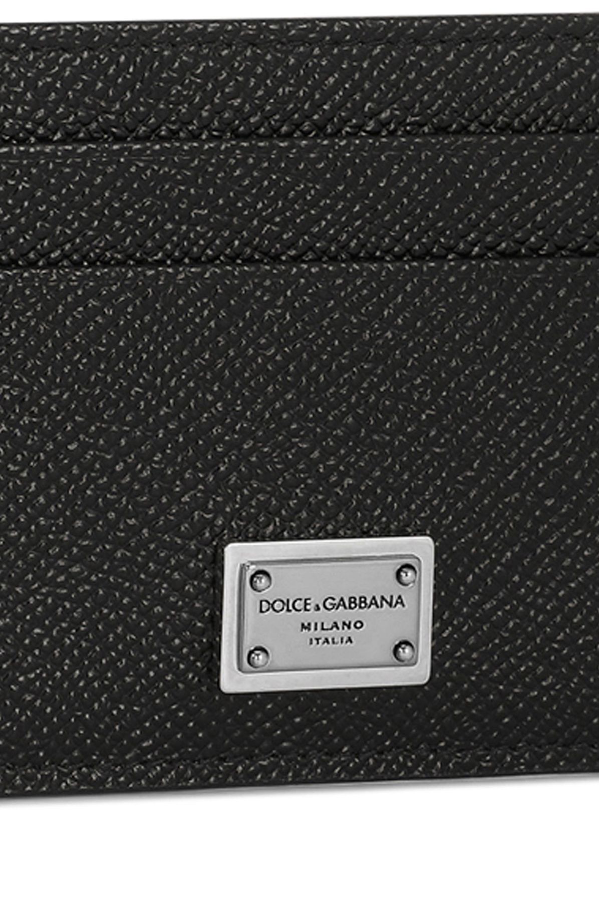 Dolce & Gabbana Calfskin Dauphine Credit Card Holder