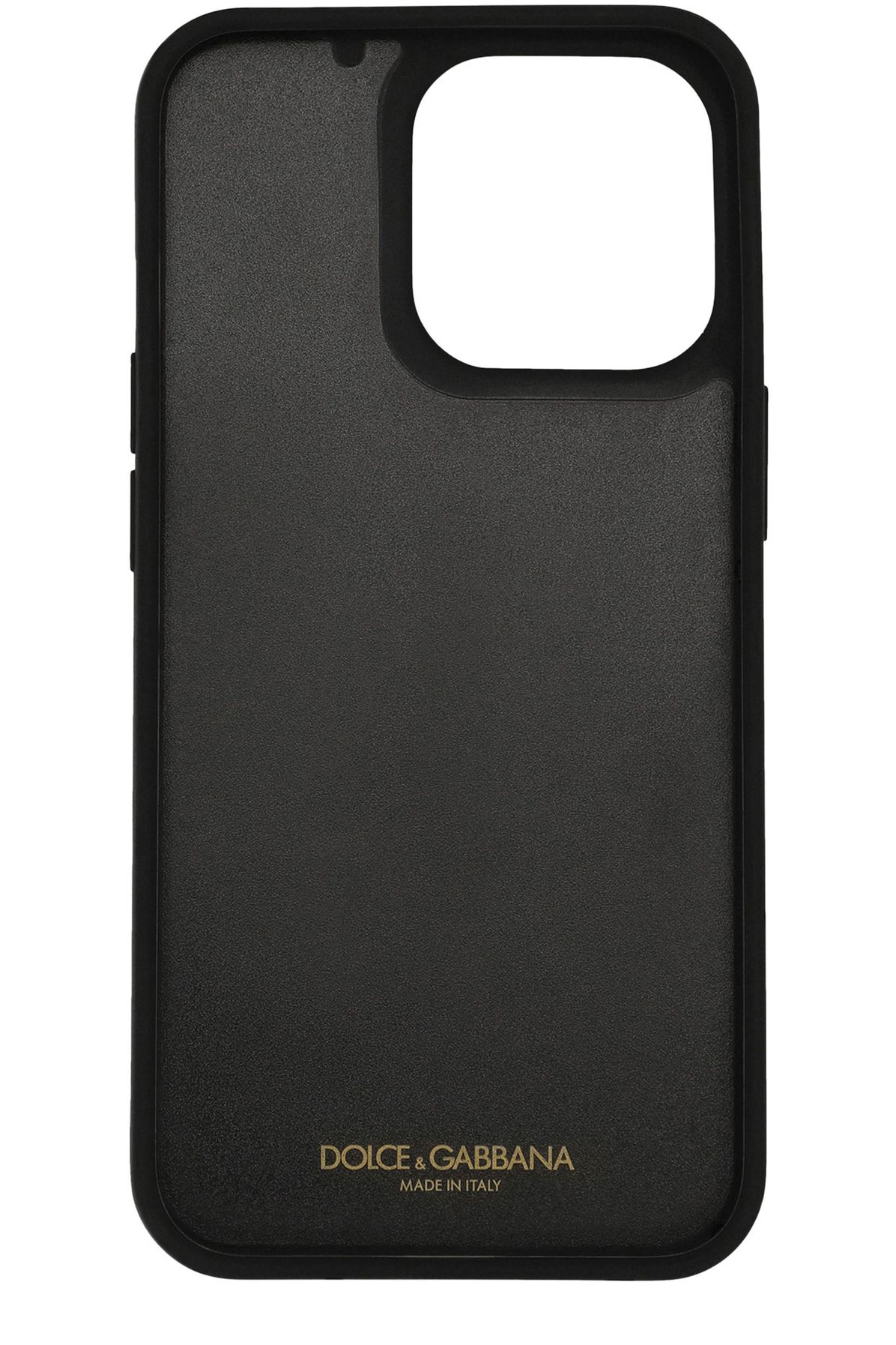 Dolce & Gabbana Calfskin iPhone 13 Pro cover with logo tag