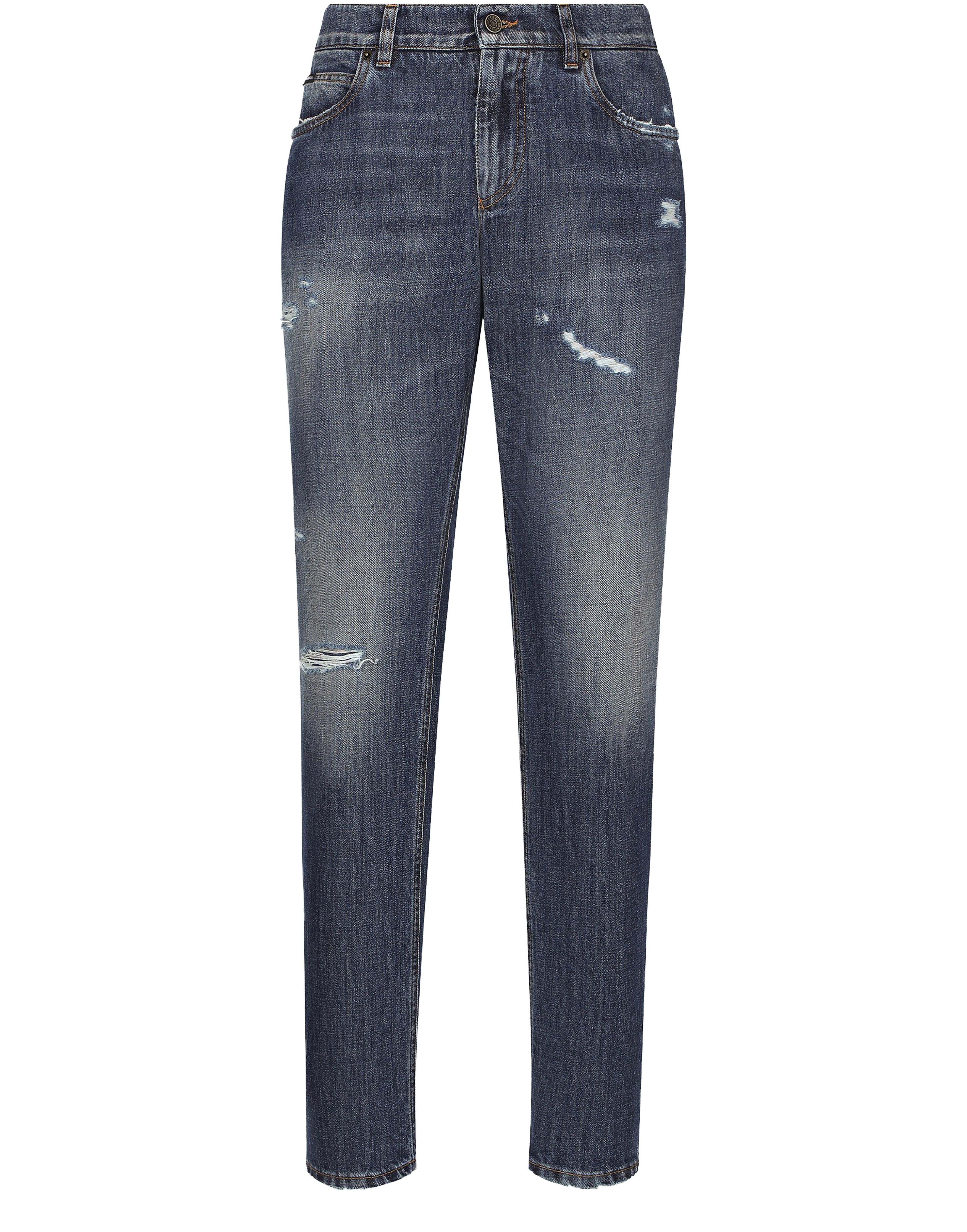 Dolce & Gabbana Regular-fit blue wash jeans