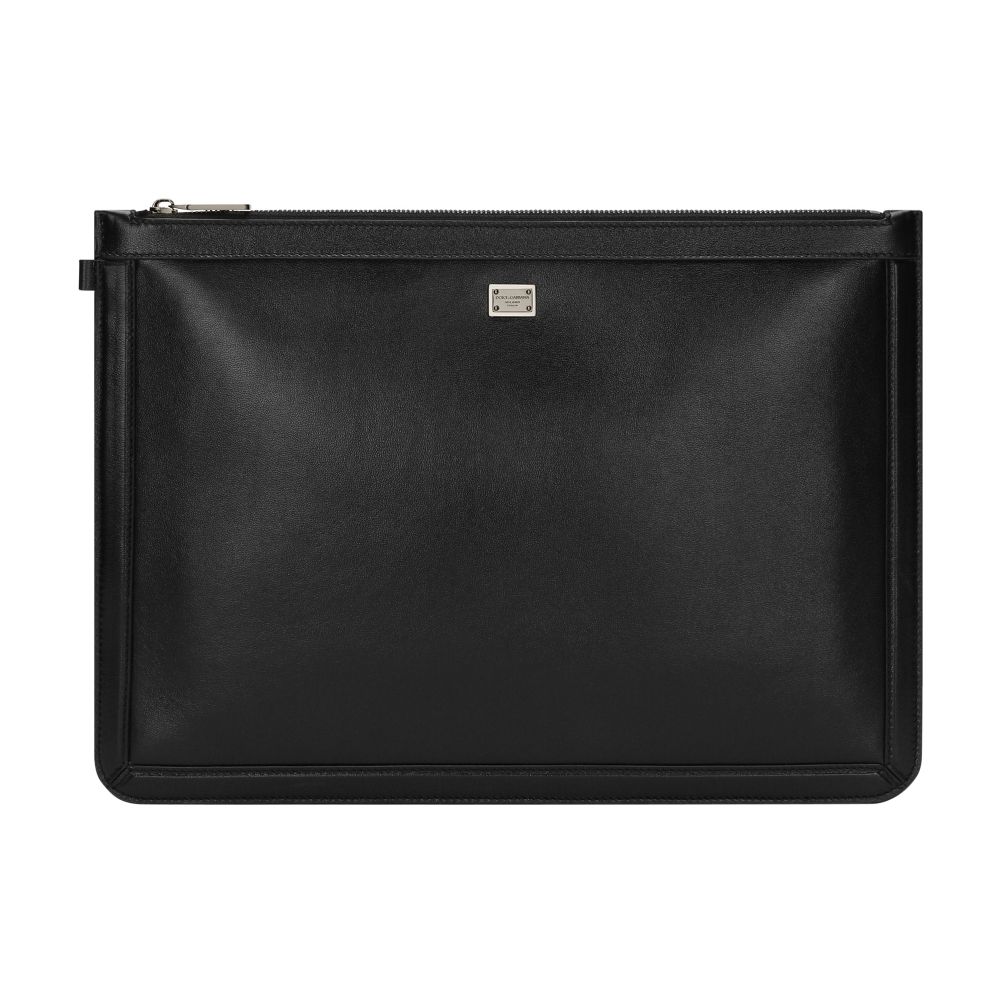 Dolce & Gabbana Large calfskin pouch