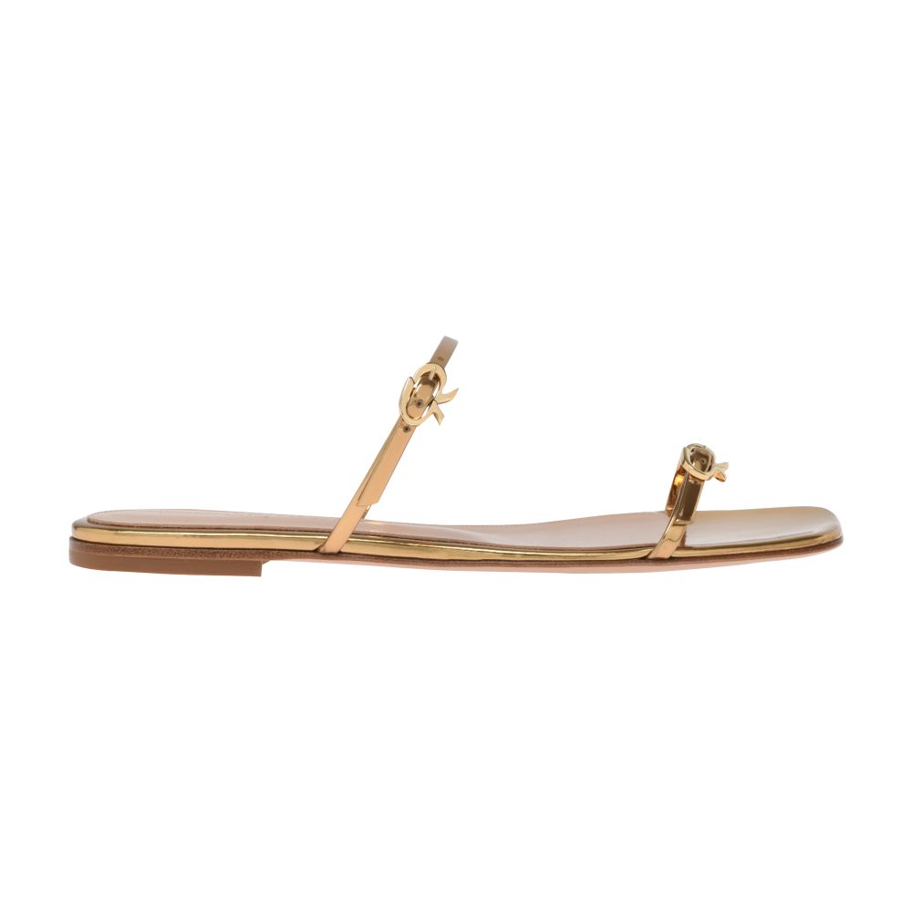 Gianvito Rossi Ribbon Cruise flat sandals