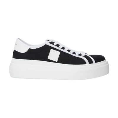 Givenchy City platform sneakers in canvas