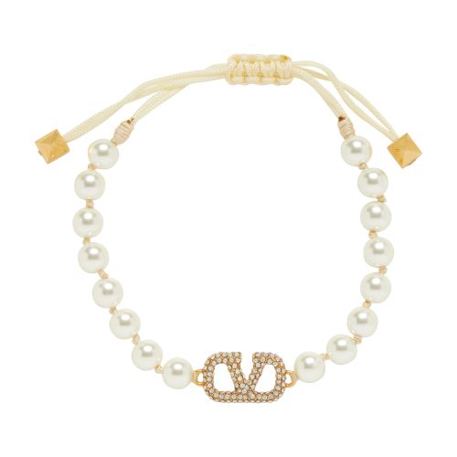 VALENTINO GARAVANI Vlogo Signature Pearl bracelet