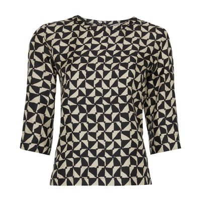 S Max Mara Relais patterned top
