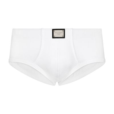 Dolce & Gabbana High-rise two-way stretch jersey Brando briefs with tag