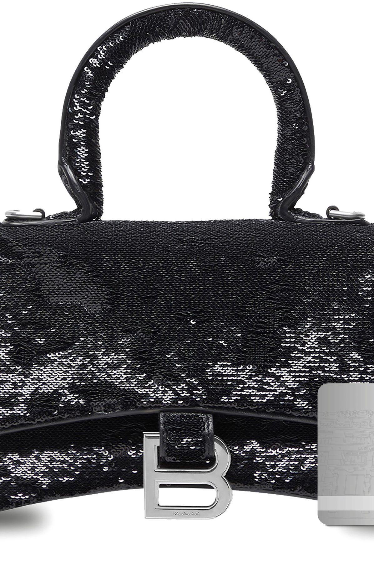 Balenciaga Hourglass XS handbag in sequins