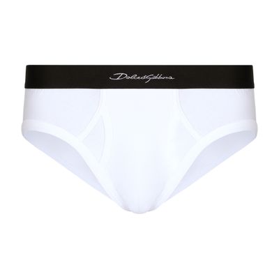 Dolce & Gabbana Mid-rise briefs in stretch jersey