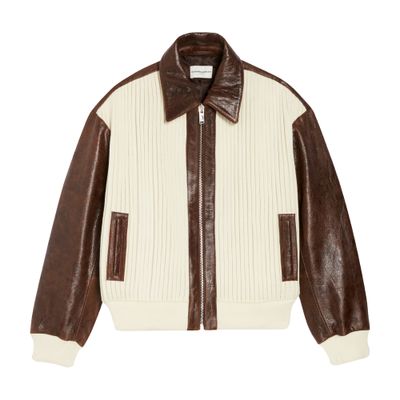  Two-tone bomber jacket