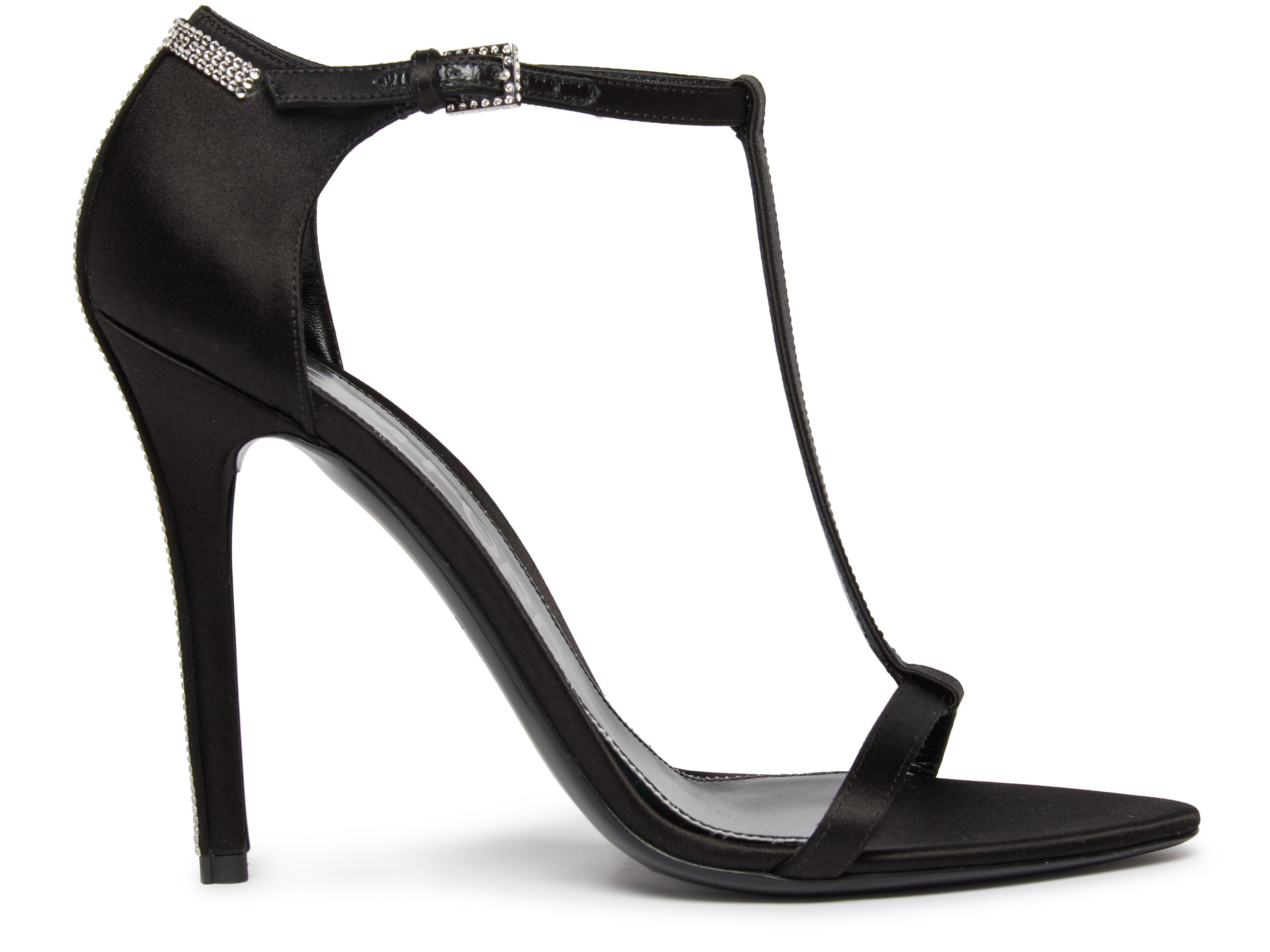 Tom Ford Satin and crystal stones T Sandal