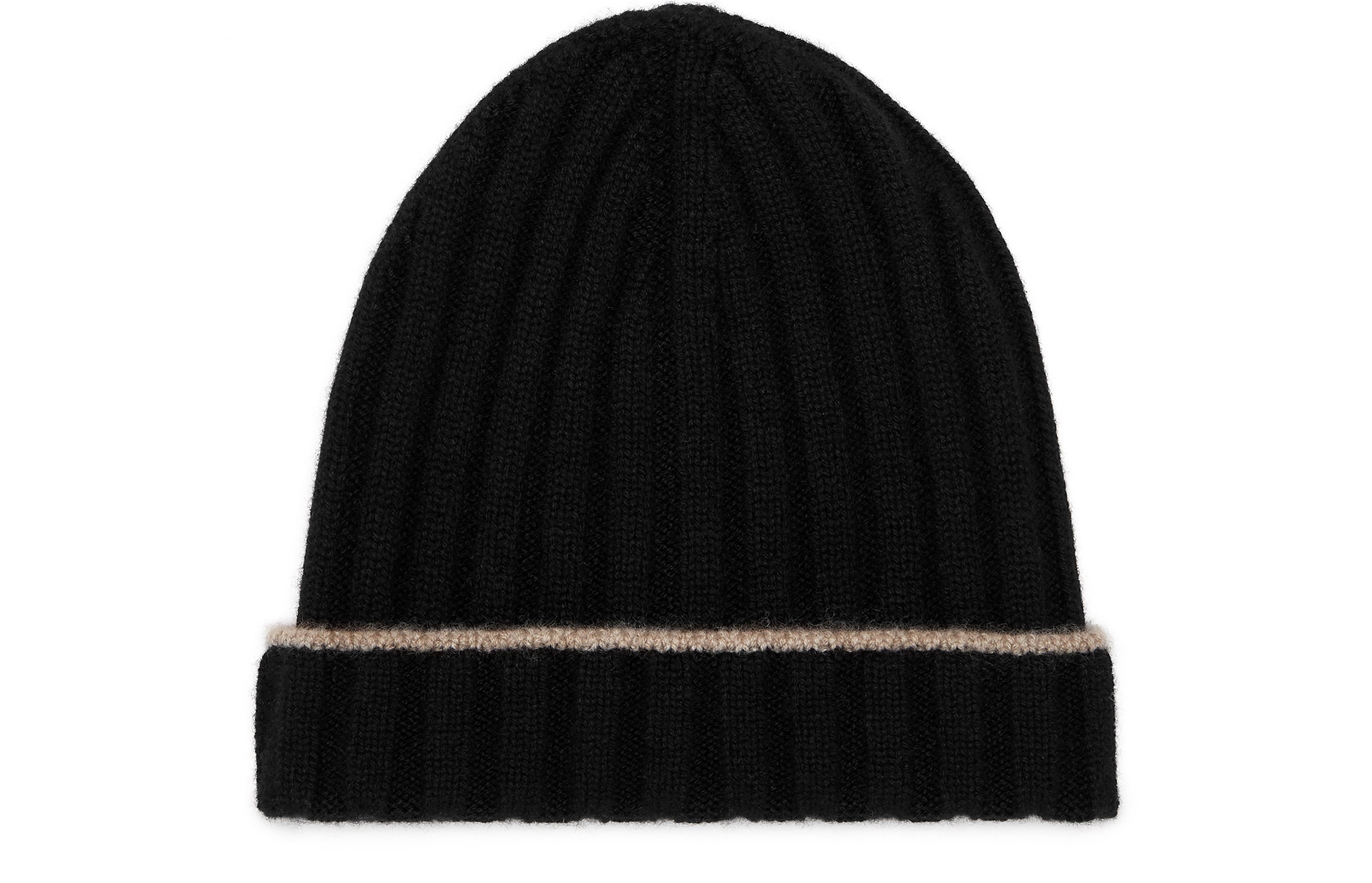 Brunello Cucinelli Cashmere rib knit beanie