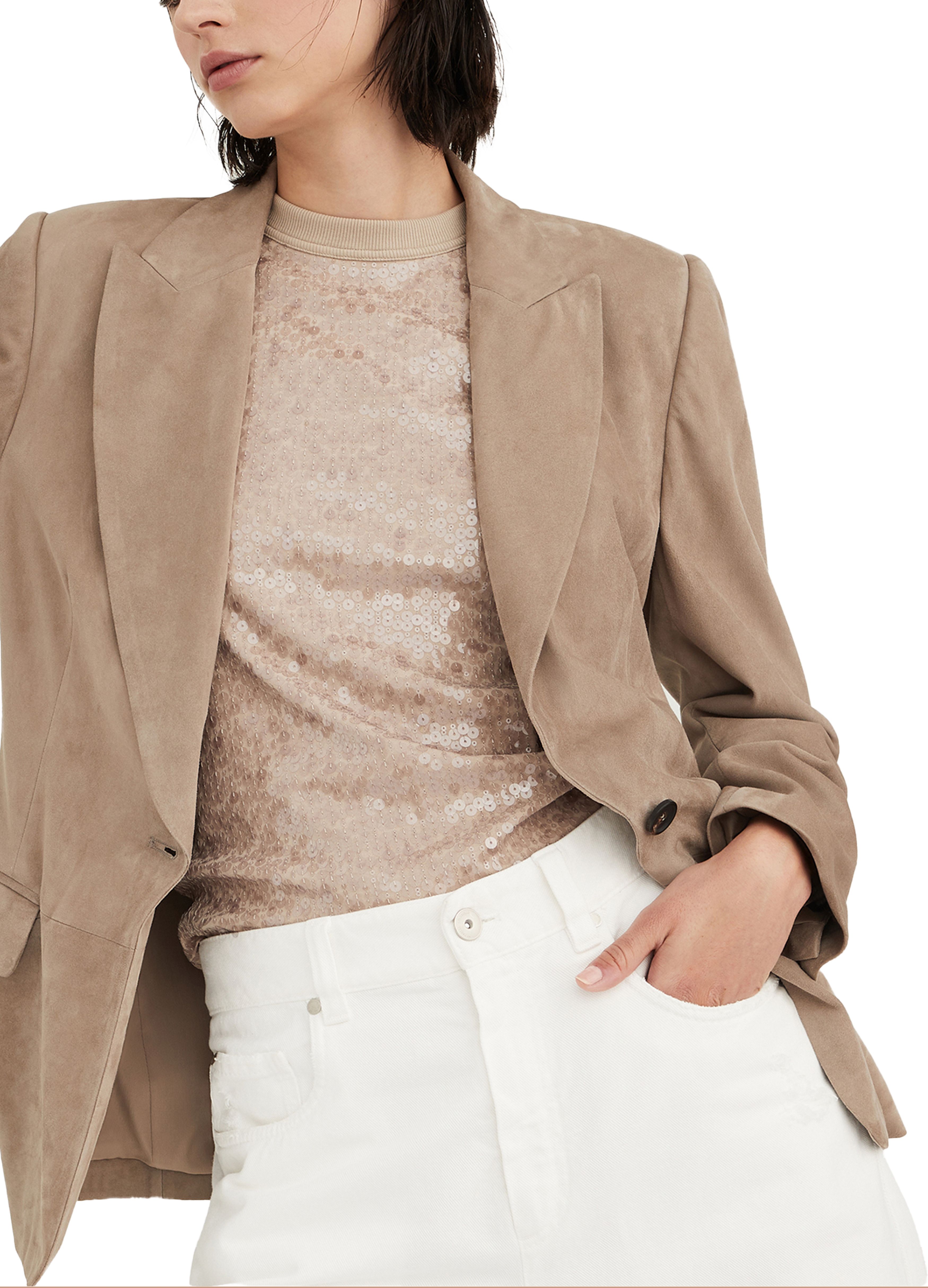 Brunello Cucinelli Suede blazer