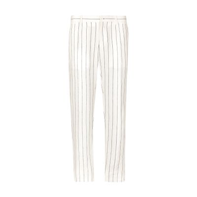 Dolce & Gabbana Pinstripe linen pants