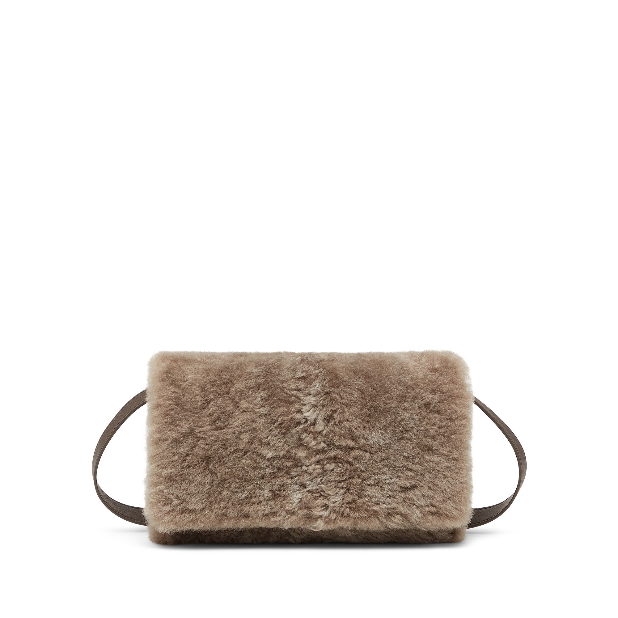 Brunello Cucinelli Shearling clutch