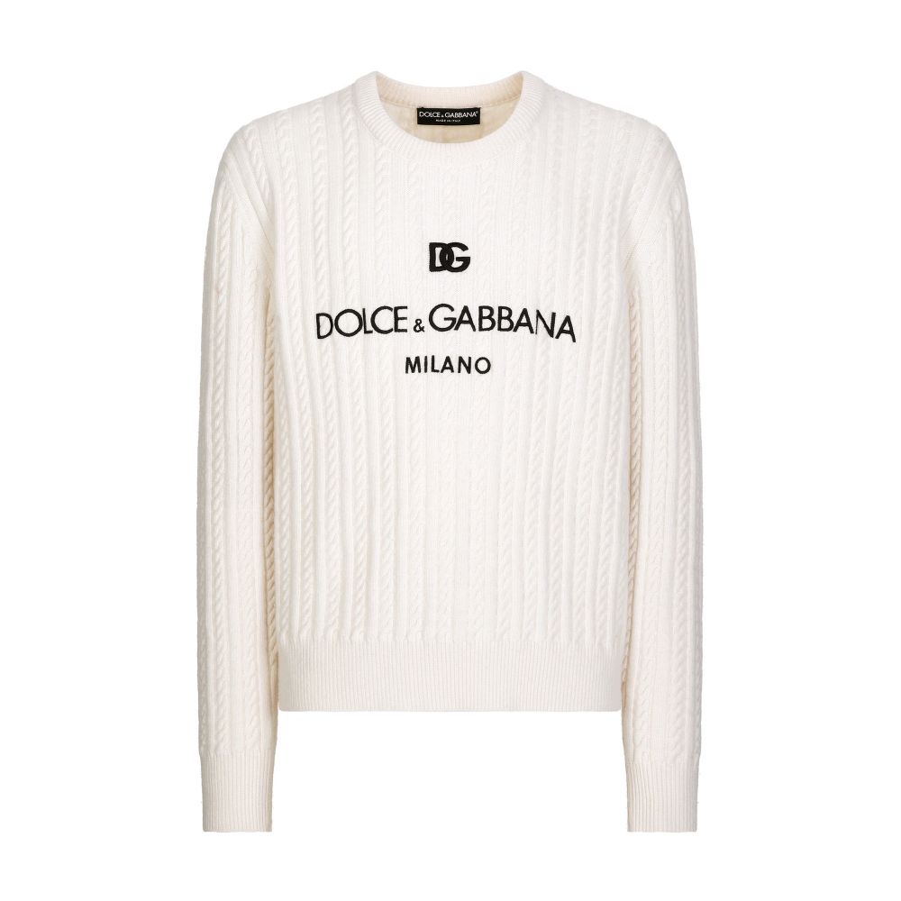 Dolce & Gabbana Wool round-neck sweater