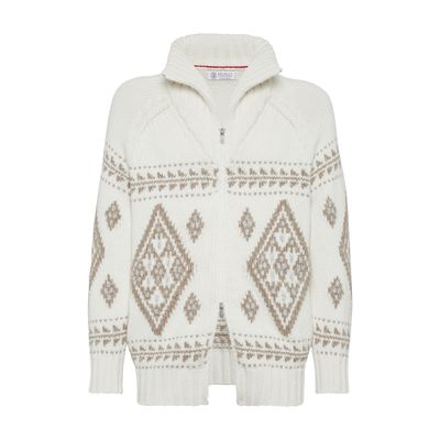 Brunello Cucinelli Cashmere Jacquard cardigan