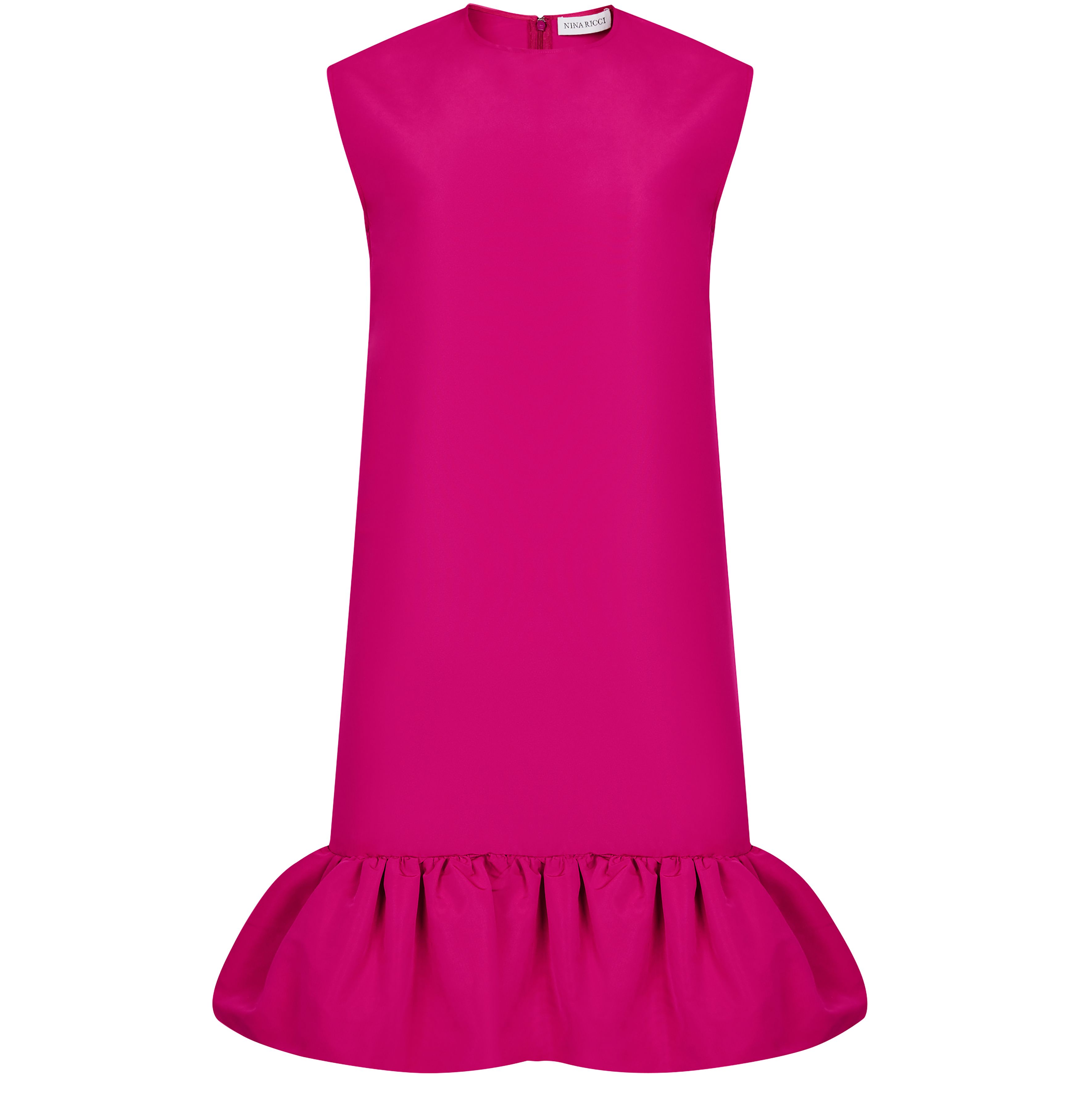 Nina Ricci Mini taffeta peplum dress