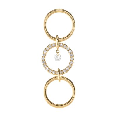 Persée Single earring Padam pavé diamond