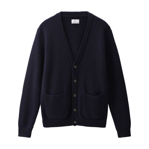 Woolrich Ribbed Cardigan Sweater