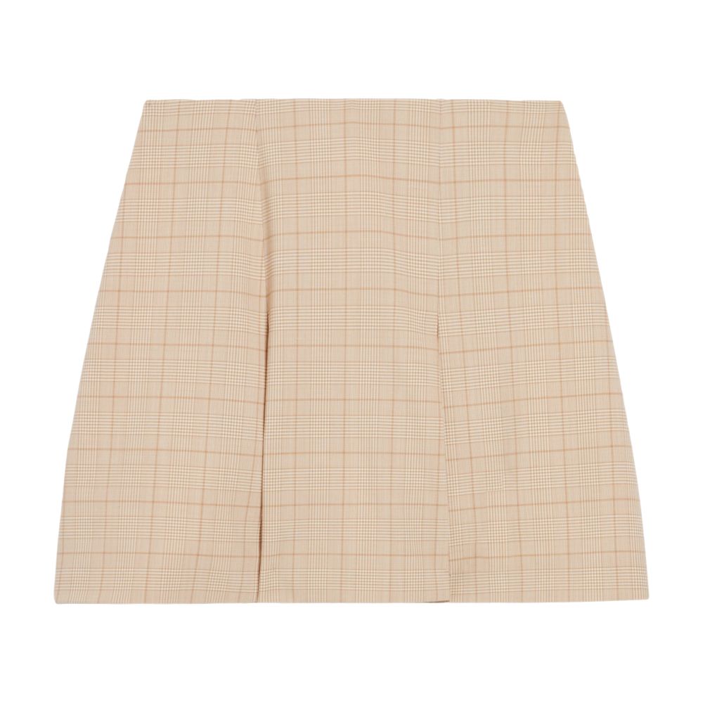  Checked a-line skirt