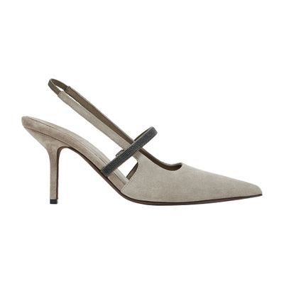 Brunello Cucinelli Suede pumps