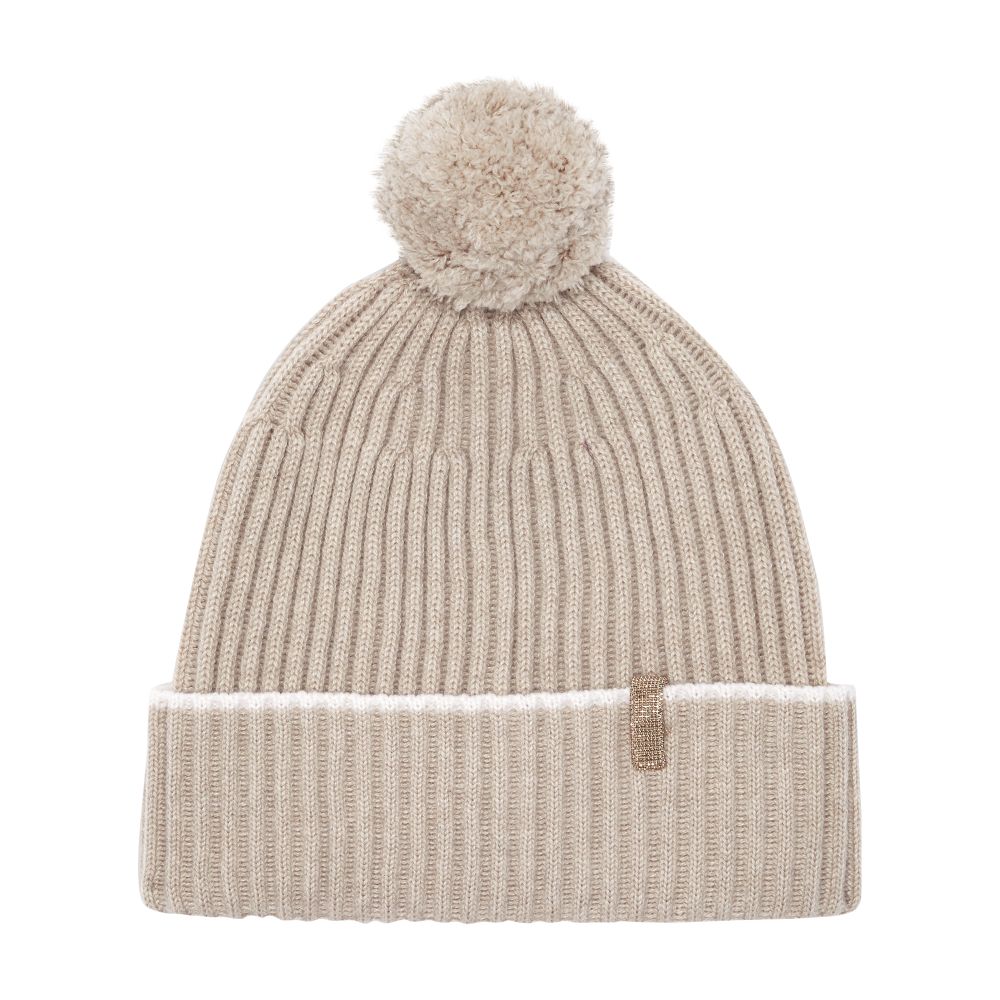 Brunello Cucinelli Cashmere rib knit beanie