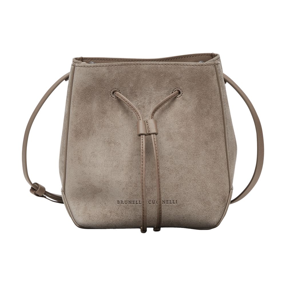 Brunello Cucinelli Suede bucket bag