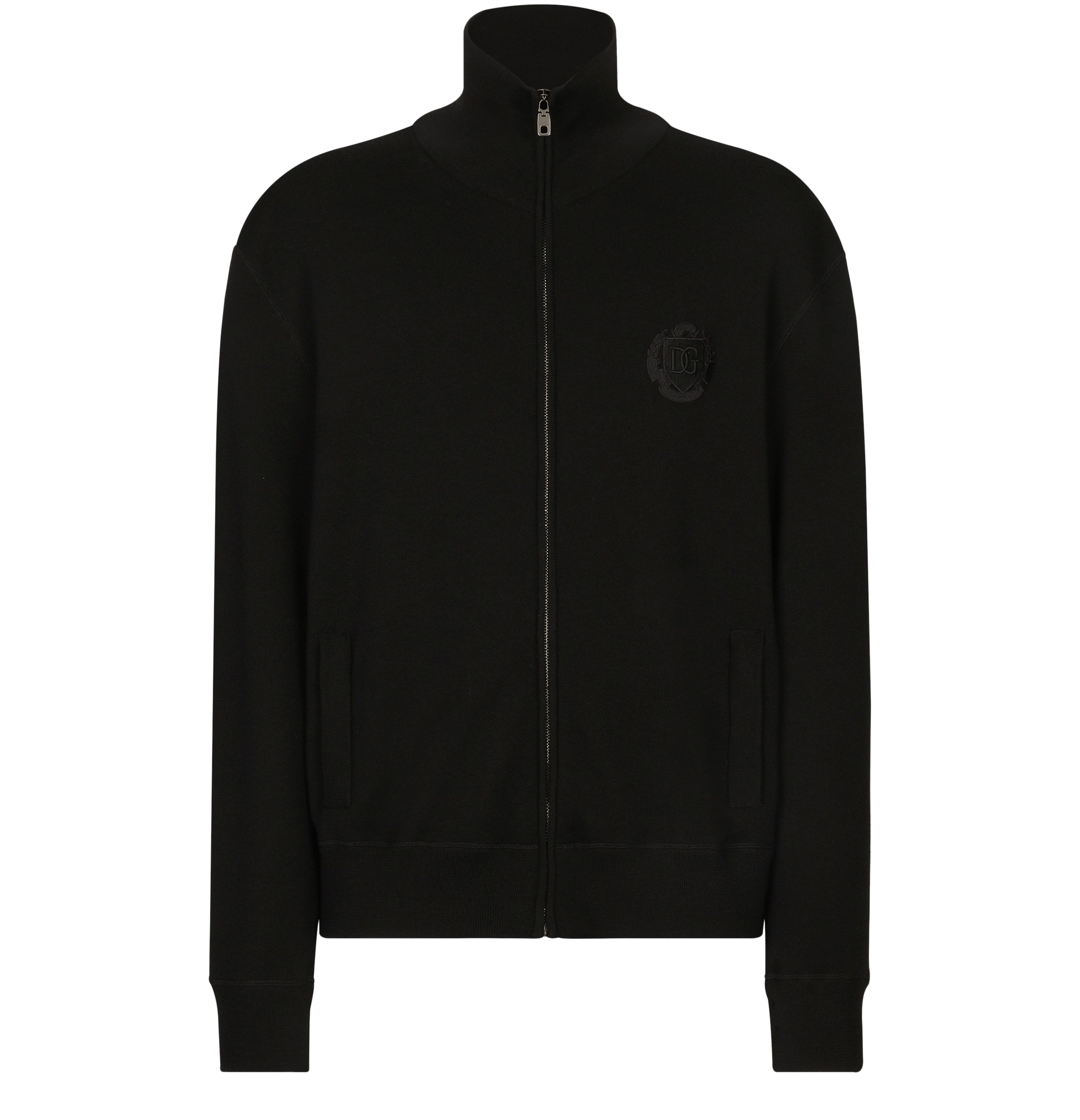 Dolce & Gabbana Cashmere silk zip-up sweatshirt