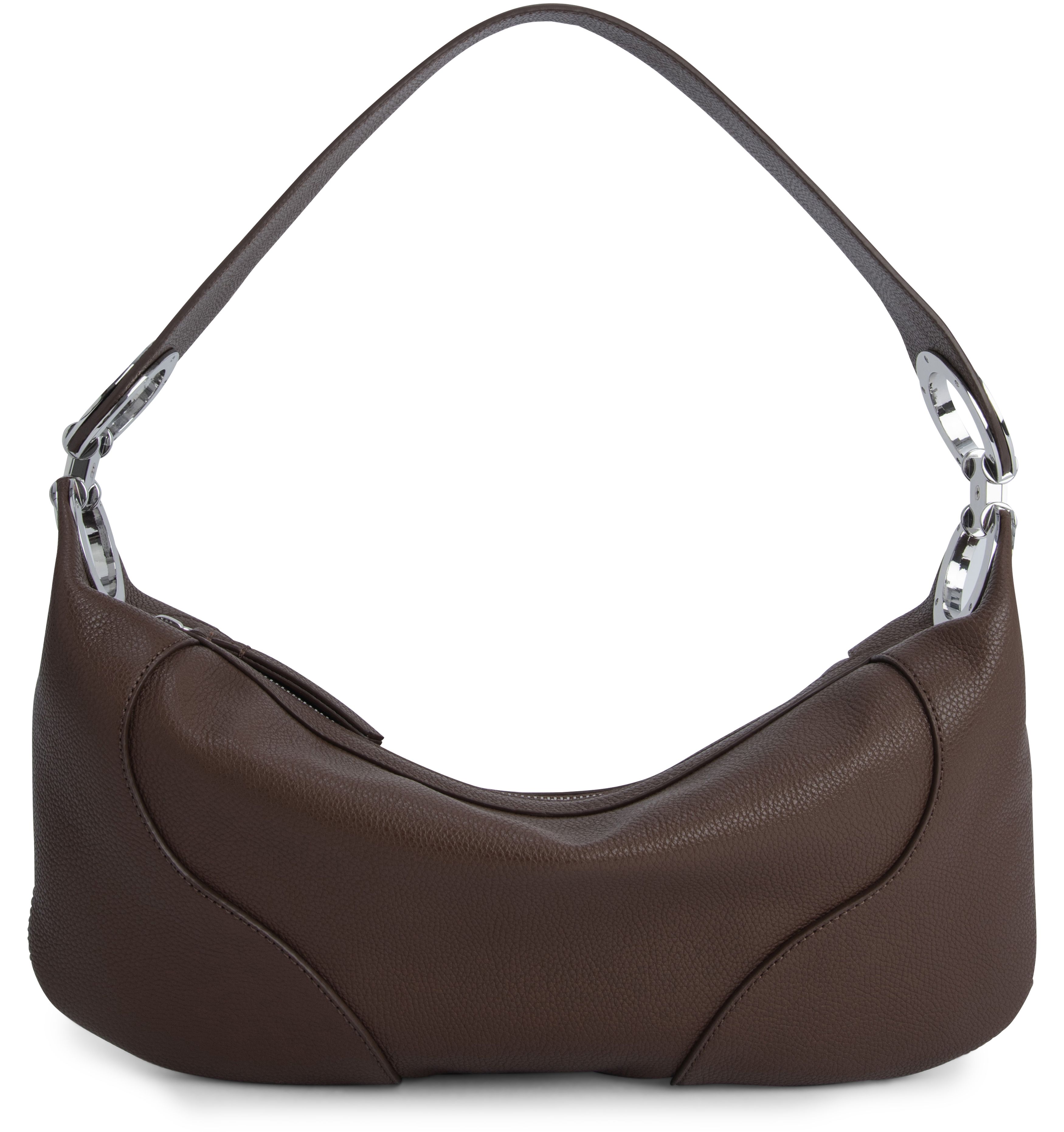 BY FAR Amira Small Grain Calf Leather Shoulder Bag