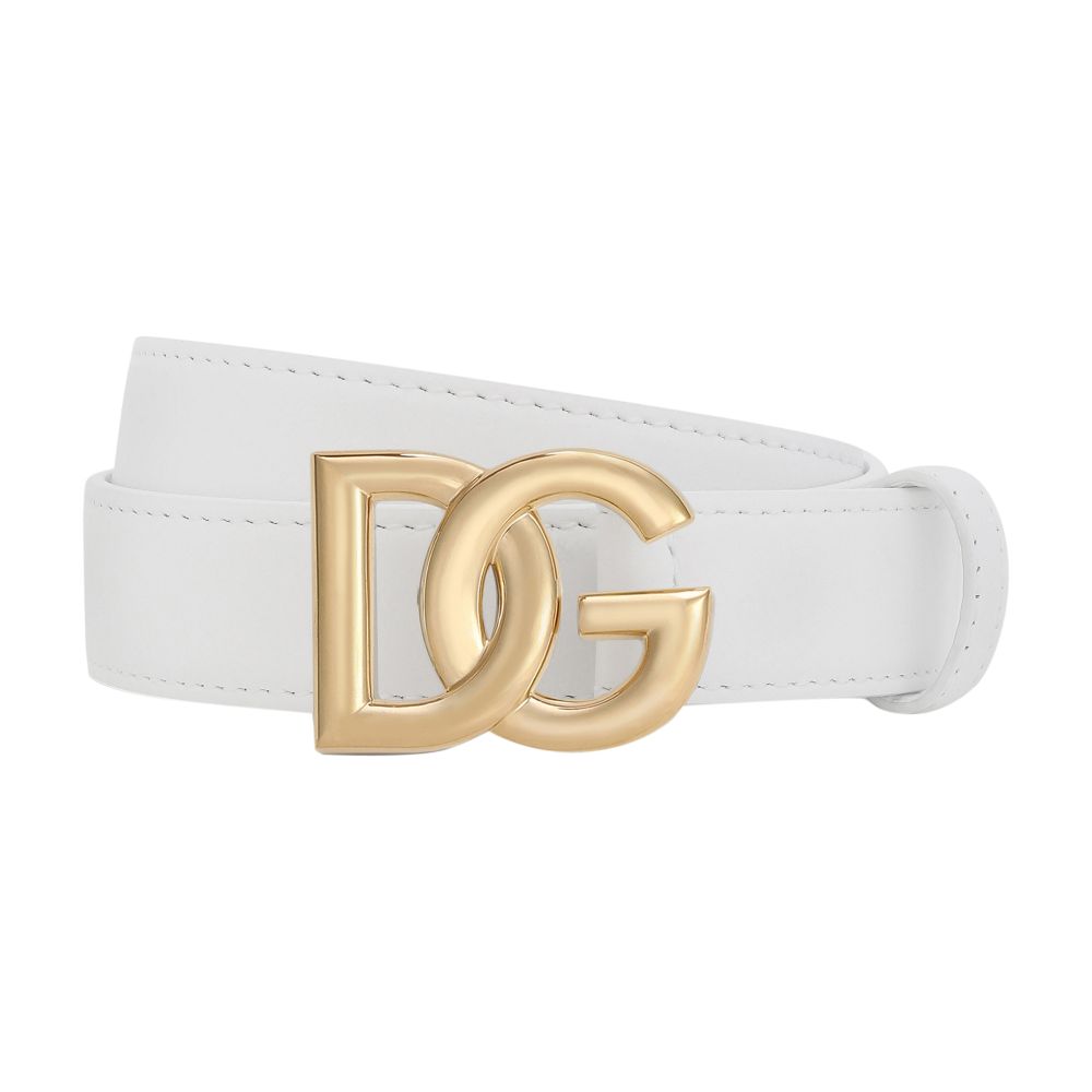 Dolce & Gabbana Calfskin belt with DG logo