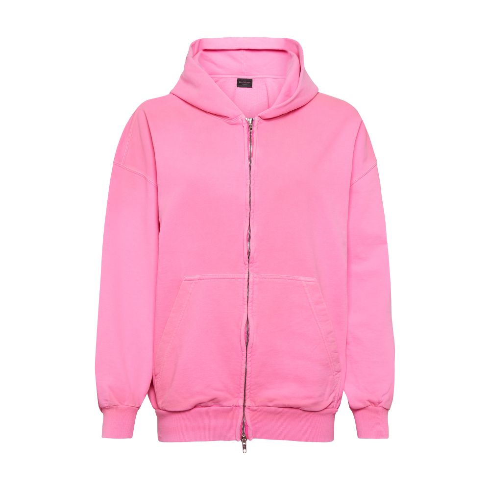 Balenciaga Balenciaga Paris zip-up hoodie