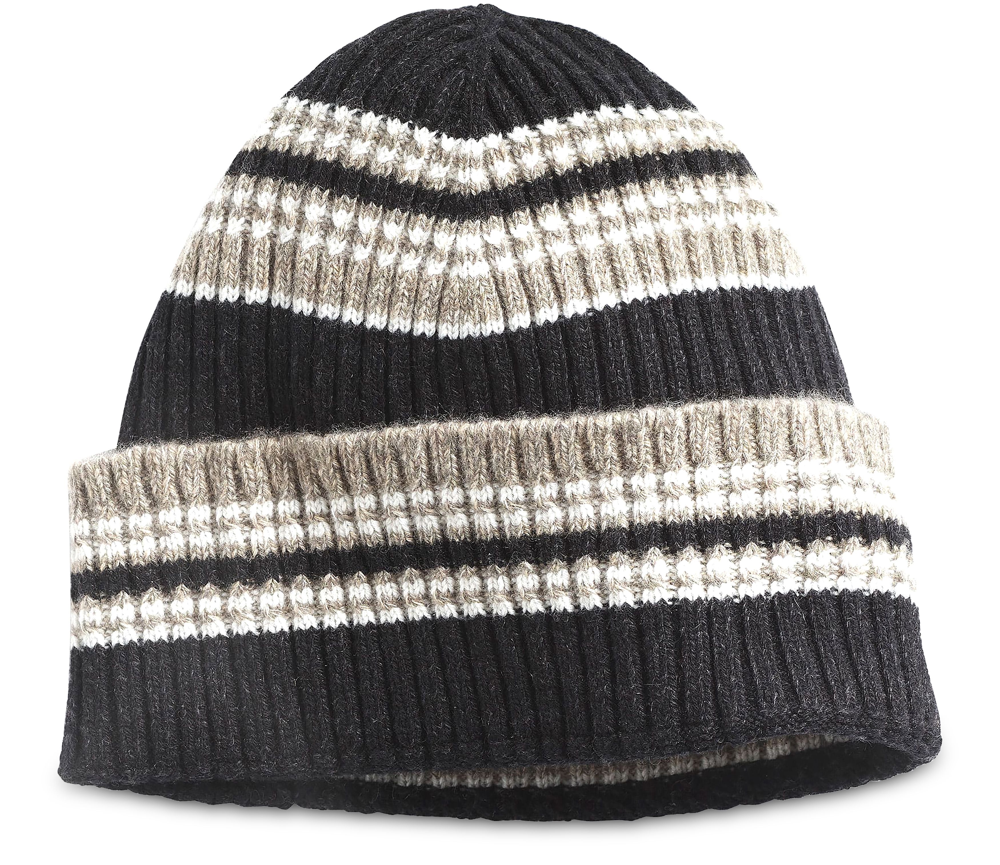 Barrie Beanie hat in flecked cashmere