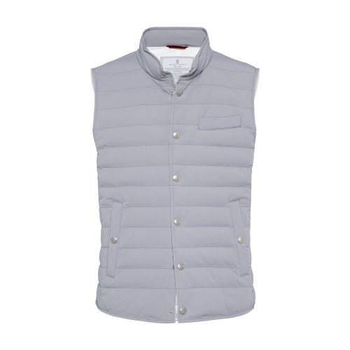 Brunello Cucinelli Nylon sleeveless puffer jacket