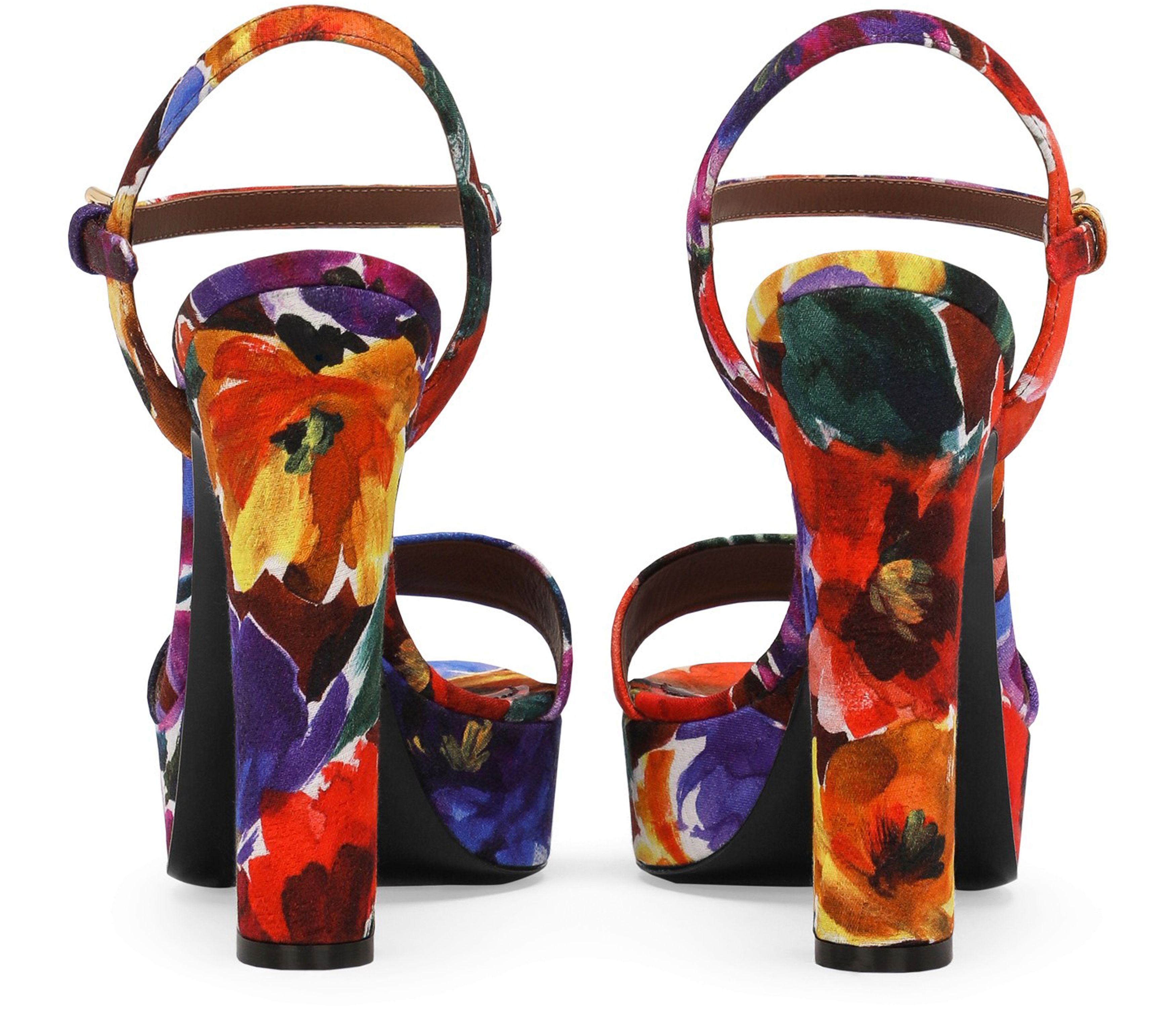 Dolce & Gabbana Brocade platform sandals