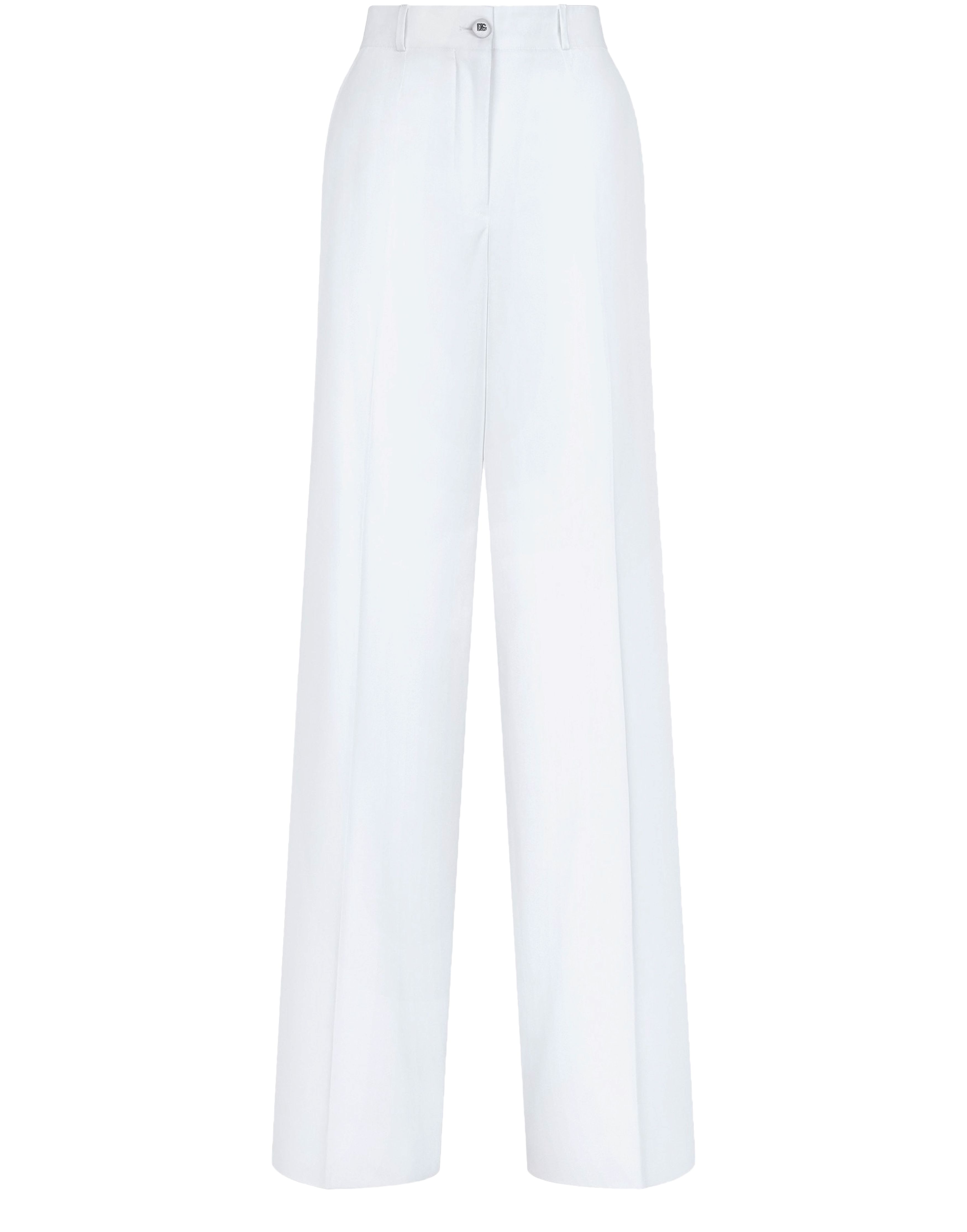 Dolce & Gabbana Flared cotton gabardine pants